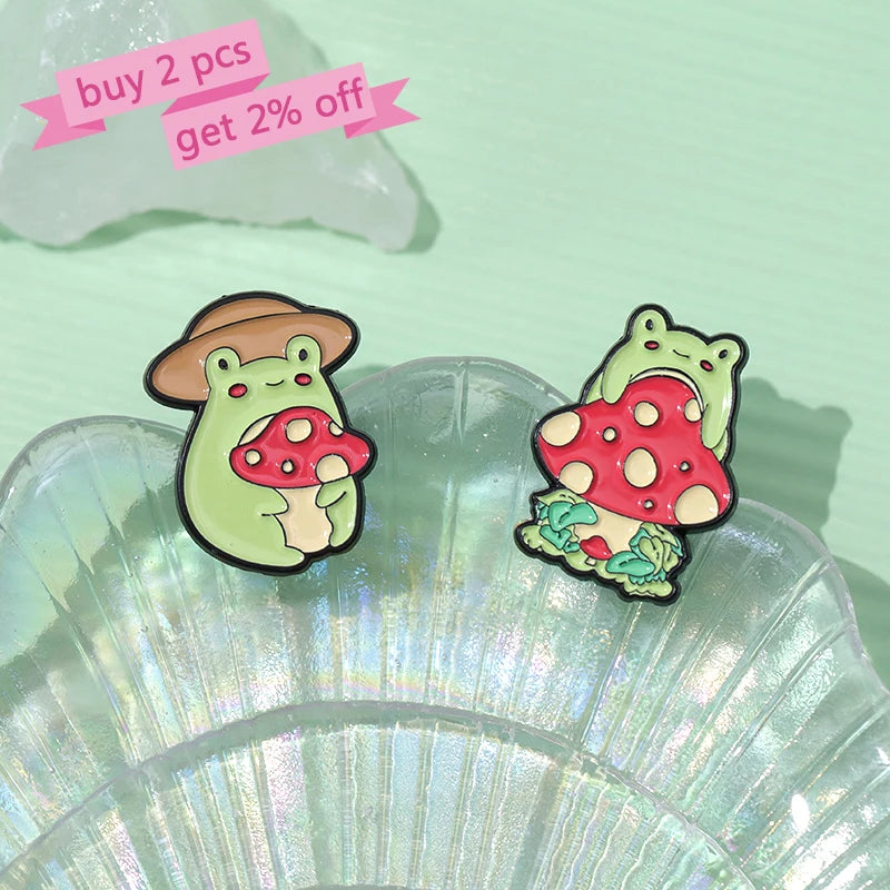 Amanita Frawg - Enamel Pins